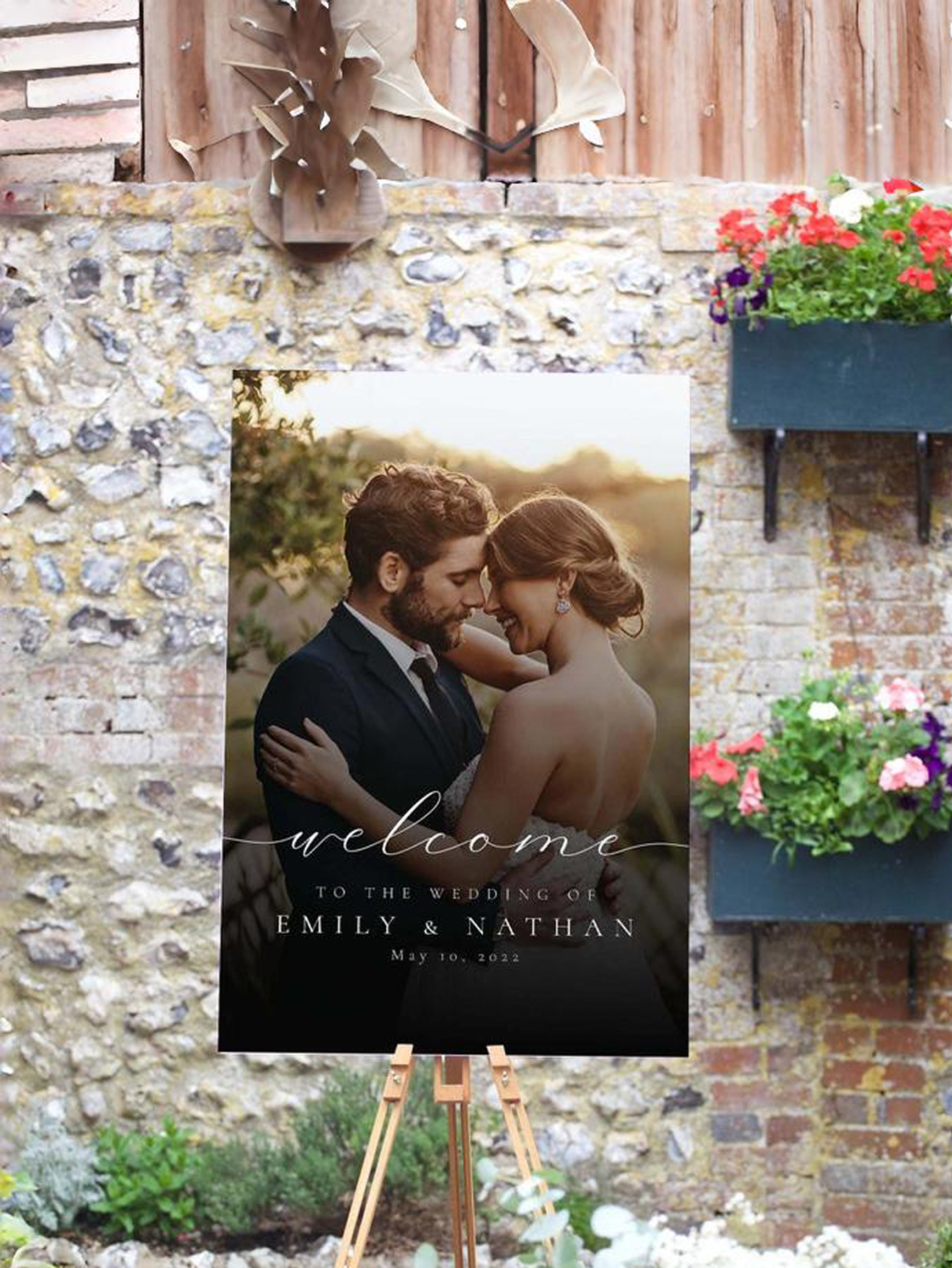 Wedding Display Boards with Customizable Photos